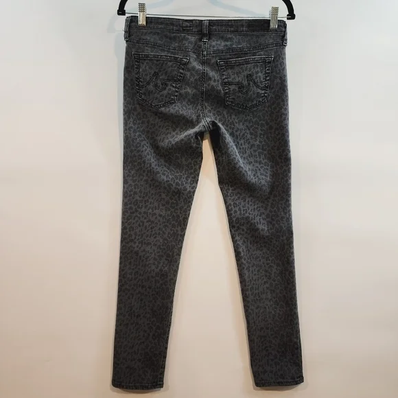 Adriano Goldschmied Animal Print Jegging Jeans The Legging Ankle Leopard sz 29 - Picture 4 of 12